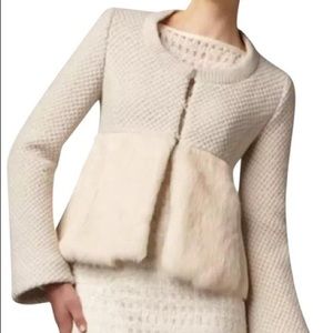 Nanette Lepore Runway Elysian Rabbit fur jacket